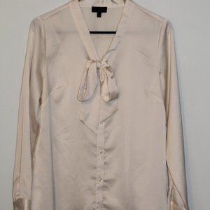 The Limited front tie button down blouse